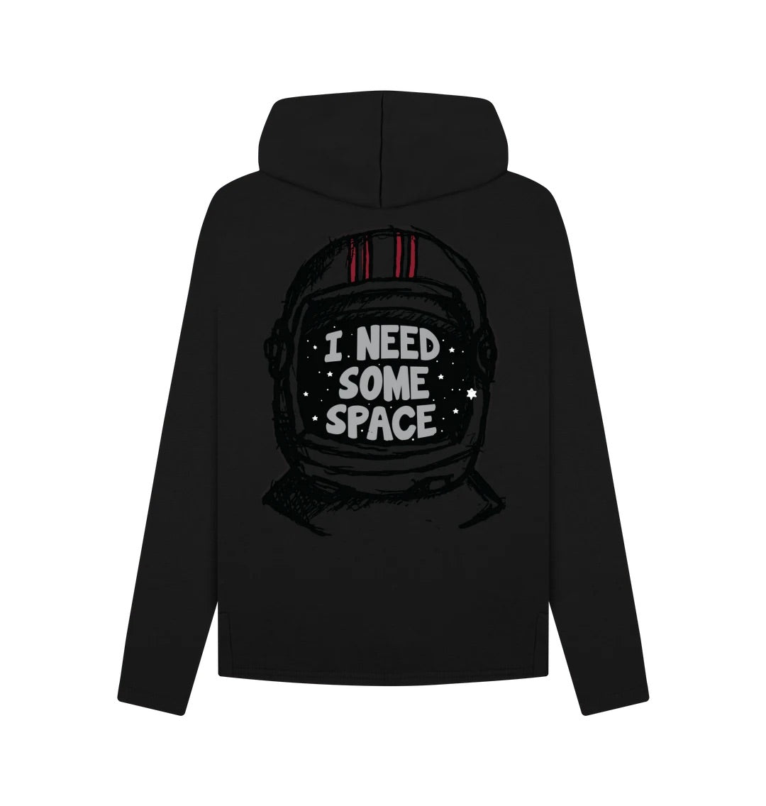 "I NEED SOME SPACE" Relaxed Fit Hoodie